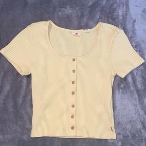 Yellow Levi shirt, XS